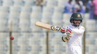Mominul Haque was 53 not out at lunch on day one.