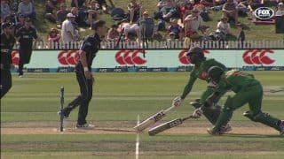Watch Sabbir’s comical dismissal during 2nd ODI between BAN and NZ