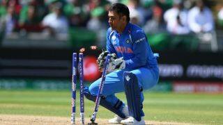 ms dhoni fast wicket keeping against england