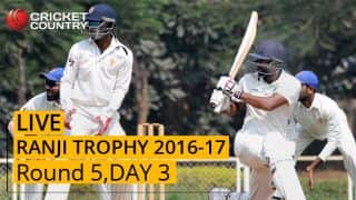 Rishabh Pant pile easy runs on Day 3 of Round 5 of Ranji Trophy 2016-17