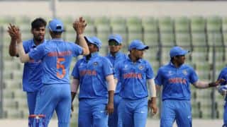 India thrash Sri Lanka by 97 runs to reach final of ICC Under-19 Cricket world Cup 2016
