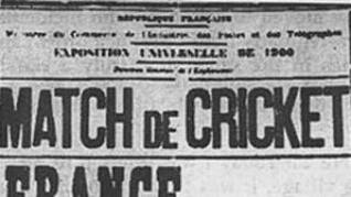 When cricket debuted at the 1900 Olympics in Paris