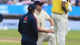 Ashes 2019: James Anderson is ‘down, he’s frustrated’ after limping off, says Stuart Broad