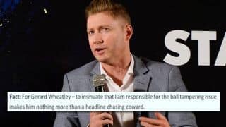Michael Clarke hits out at journalist who questioned the former Australian captain’s leadership