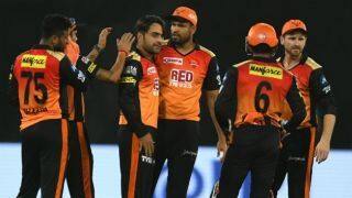 Sunrisers Hyderabad becomes first team to reach playoff with 12 points in IPL History