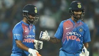 Shikhar Dhawan, Rishabh Pant help India to thrilling six-wicket win over West Indies; hosts register 3-0 series sweep