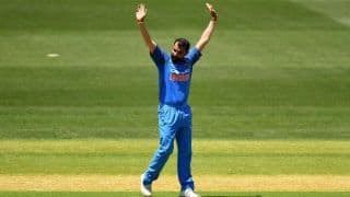 Mohammed Shami is fastest Indian to 100 ODI wickets