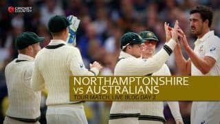 Northamptonshire 396 | Live Cricket Score Northamptonshire v Australians tour match at Northampton, Day 2: Australia 13/1 at stumps