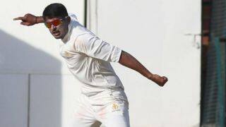 India A tour of West Indies,, 3rd Unofficial Test: Krishnappa Gowtham takes hat trick; Windies all out at 194