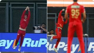 Video: Abhishek Sharma departs after a Brilliant catch by Liam Livingstone