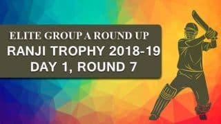 Ranji Trophy 2018-19, Elite A, Round 7, Day 1: Kathan Patel’s maiden ton helps Gujarat to 263/6