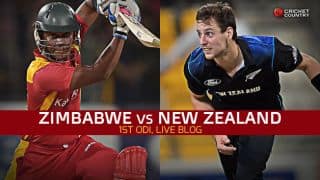 Live Cricket Score, Zimbabwe vs New Zealand 2015, 1st ODI at Harare: ZIM 304/3 in 49 overs