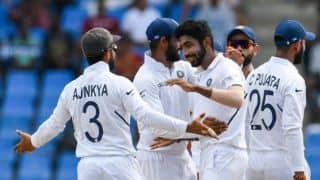 India vs West Indies: Jaspirt Bumrah, Ajinkya Rahane guide india to 318 run victory