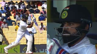 WATCH: Virat Kohli applauds Rohit Sharma’s Delectable drive in India vs England, 2nd Test