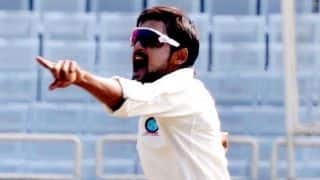Shahbaz Nadeem's 8/10 beat Rahul Sangvi's record of 8/15.