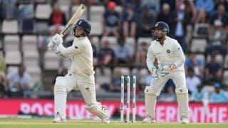 Sam Curran reached his half-century with a six. (Getty Images)