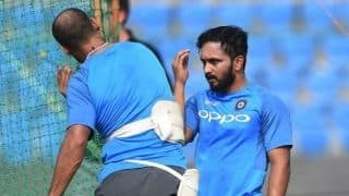 Kedar Jadhav back in the nets but doubtful for India’s World Cup opener