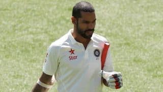 Twitterverse concerned about Shikhar Dhawan after he flunks twice in two innings