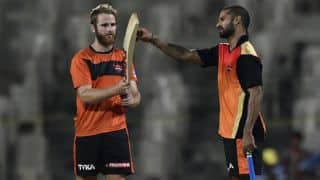 IPL 2017: Williamson, Dhawan guide SRH to 191 for 4 against DD in IPL 10, Match 21