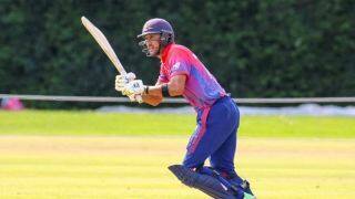 Paras Khadka becomes Nepal’s first centurion in series win against UAE