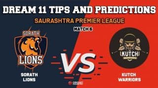 Dream11 Prediction: SL vs KW Team Best Players to Pick for Today’s Match between Sorath Lions and Kutch Warriors in SPL 2019 at 7:30 PM