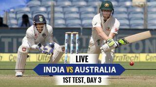 Live cricket score in Hindi India vs Australia 2016/17 1st Test Day 3