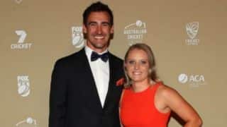 Mitchell Starc to practice in  women big bash league training village to spent time with wife Alyssa Healy