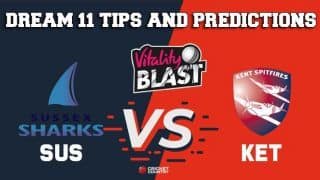 Dream11 Team Sussex vs Kent South Group VITALITY T20 BLAST ENGLISH T20 BLAST – Cricket Prediction Tips For Today’s T20 Match SUS vs KET at Brighton, Hove