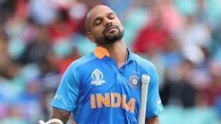 Cricket World Cup 2019: Shikhar Dhawan to undergo scans to determine extent of swollen left thumb