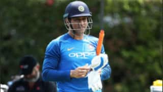 India vs Australia: MS Dhoni and other Indian cricketers practice ahead of the 1st ODI against Australia