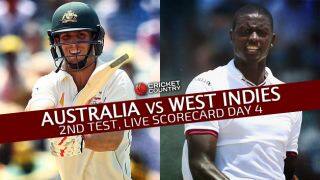 Live Cricket Scorecard: Australia Vs West Indies 2015-16, 2nd Test At ...