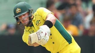 Aaron Finch hospitalised after getting struck by ball on chest