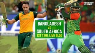 Live Cricket Score, Bangladesh vs South Africa, 1st T20I, BAN 96 in 18.5 Overs: SA win by 52 runs