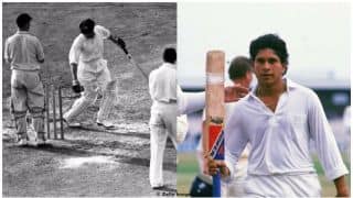 On this day Don Bradman played his last innings and Sachin Tendulkar scored his first international century