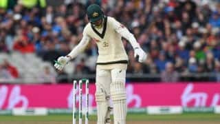 Cold, blustery wind and stray chips packets don’t faze Marnus Labuschagne