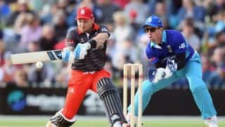 Brendon McCullum made 48 from 32 balls as Team Rugby won the prize.
