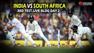 SA 32/2 (Target 310), Live Cricket Score India vs South Africa 2015, 3rd Test at Nagpur, Day 2: SA lose two quick wickets