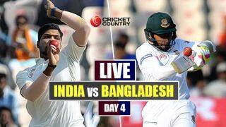 Live cricket score in hindi, India vs Bangladesh Test Day-4