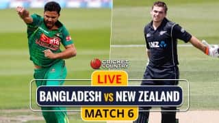 Live Cricket Score, Bangladesh vs New Zealand, 6th ODI at Dublin in Tri-Series 2017: BAN win by 5 wickets