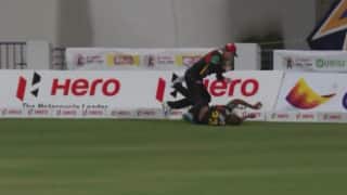 CPL 2016: Players involve in nasty head-on collision
