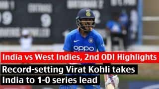 Record-setting Virat Kohli takes India to 1-0 series lead