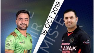 Live cricket score BD vs MAK Band-e-Amir Dragons vs Mis Ainak Knights, Afghanistan T20 League , Qualifier 1