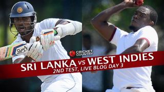 WI 20/1, target 244│ Live Cricket Score Sri Lanka vs West Indies 2015, 2nd Test at Colombo (PSS), Day 3: Play abandoned due to rain