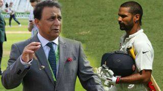 Sunil Gavaskar is not happy with Shikhar Dhawan’s approach to Test cricket