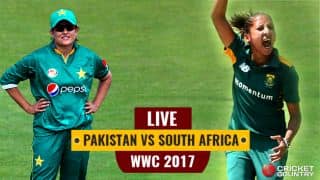SA W 207/7 (49) | Live cricket score, Pakistan vs South Africa, ICC Women’s World Cup 2017: SA panic, clinch thriller by 3 wickets