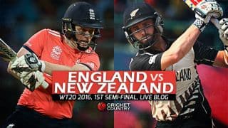 ENG 159/3, 17.1 overs | Live Cricket Score England vs New Zealand, ICC T20 World Cup 2016 ENG vs NZ, 1st semi-final match at Delhi: England win by 7 wickets to enter the final