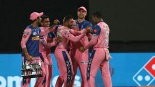 RCB vs RR: Shreyas Gopal hat-trick restricts Royal Challengers Bangalore to 62/7 in five-over blast