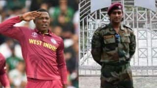Video: Sheldon Cotterell salutes MS Dhoni’s patriotism; Calls him inspirational on and off field