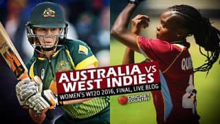 WI W 149/2 in overs 19.3, Live Cricket Score Australia Women v West Indies Women, Women's T20 World Cup 2016, Final at Kolkata: WI Women win the T20 World CUP 2016!