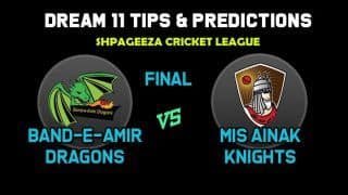 Band-e-Amir Dragons vs Mis Ainak Knights Dream11 Team, Bd vs MAK - Check My Dream11 Team, Best players list of today's match, Band-e-Amir Dragons vs Mis Ainak Knights Dream11 Team Player List, Bd vs MAK Dream11 Team Player List, Mis Ainak Knights Dream11 Team Player List, Band-e-Amir Dragons Dream11 Team Player List, Dream11 Guru Tips, Online Cricket Tips, Online Cricket Tips, Cricket Tips And Predictions, Band-e-Amir Dragons, Mis Ainak Knights, Mis Ainak Knights vs Band-e-Amir Dragons, Mis Ainak Knights vs Band-e-Amir Dragons T20